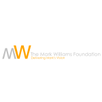 Transparent logo of the Mark Williams Foundation